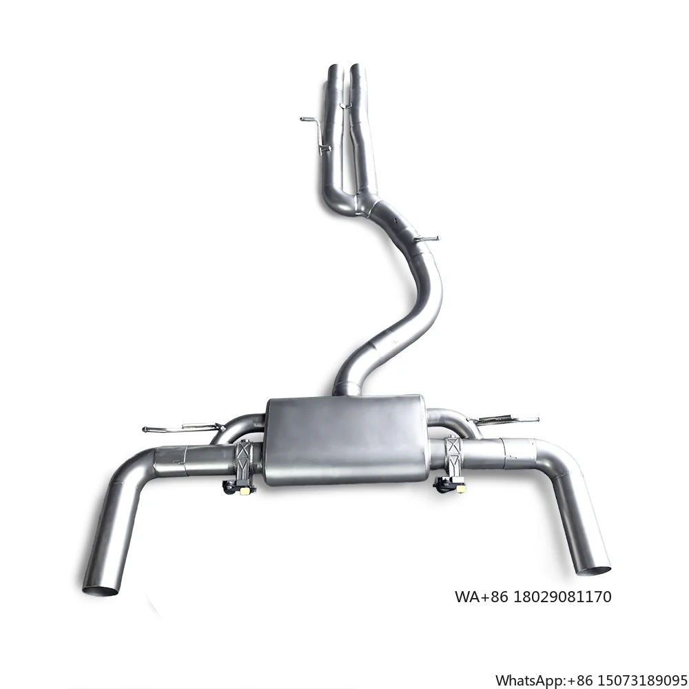 

Exhaust Catback RS3 TT RS 2.5T 2017 2023 Stainless Steel 304 With Valve With Black Tip