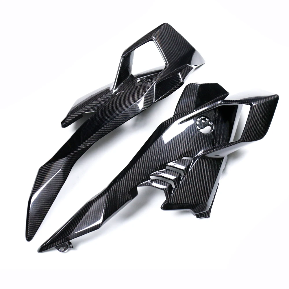 AKOSO 100% 3K Full Carbon Fiber Motorcycle Front Upper Side Panel With Winglets Fairing for  S1000RR 2025