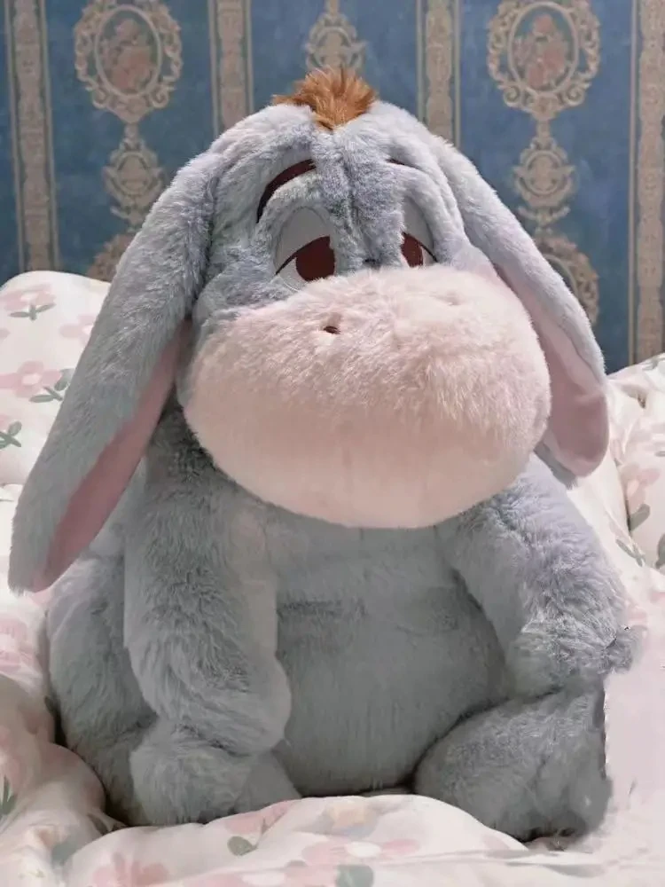 Disney Kawaii Eeyore Plüsch Puppe Spielzeug Schlaflose Serie Stofftier Figur Kissen Cartoon Weiche Puppe Zimmer Dekor Kinder Geschenk