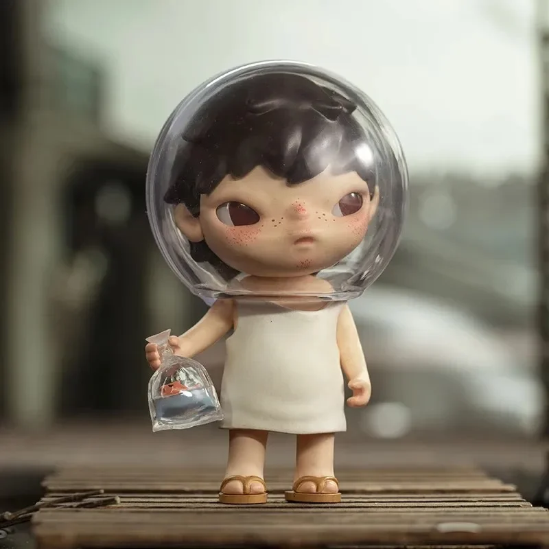POP MART Hirono City of Mercy Series Blind Box Toys Kawaii Anime Action Figure Caixa Caja Surprise Mystery Box Dolls Girls Gift