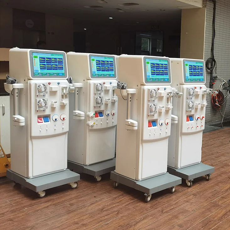 H-T2008-B Medical Double Pump LCD Hemodialysis  Blood Dialyzer Machine