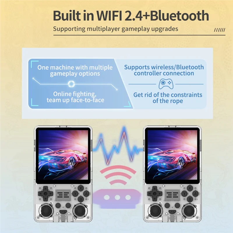 

AS95-RGB20SX Retro Video Game Console 16GB+64GB 10000+ Games 4.0 Inch WIFI 2.4+Bluetooth Handheld Game Controller