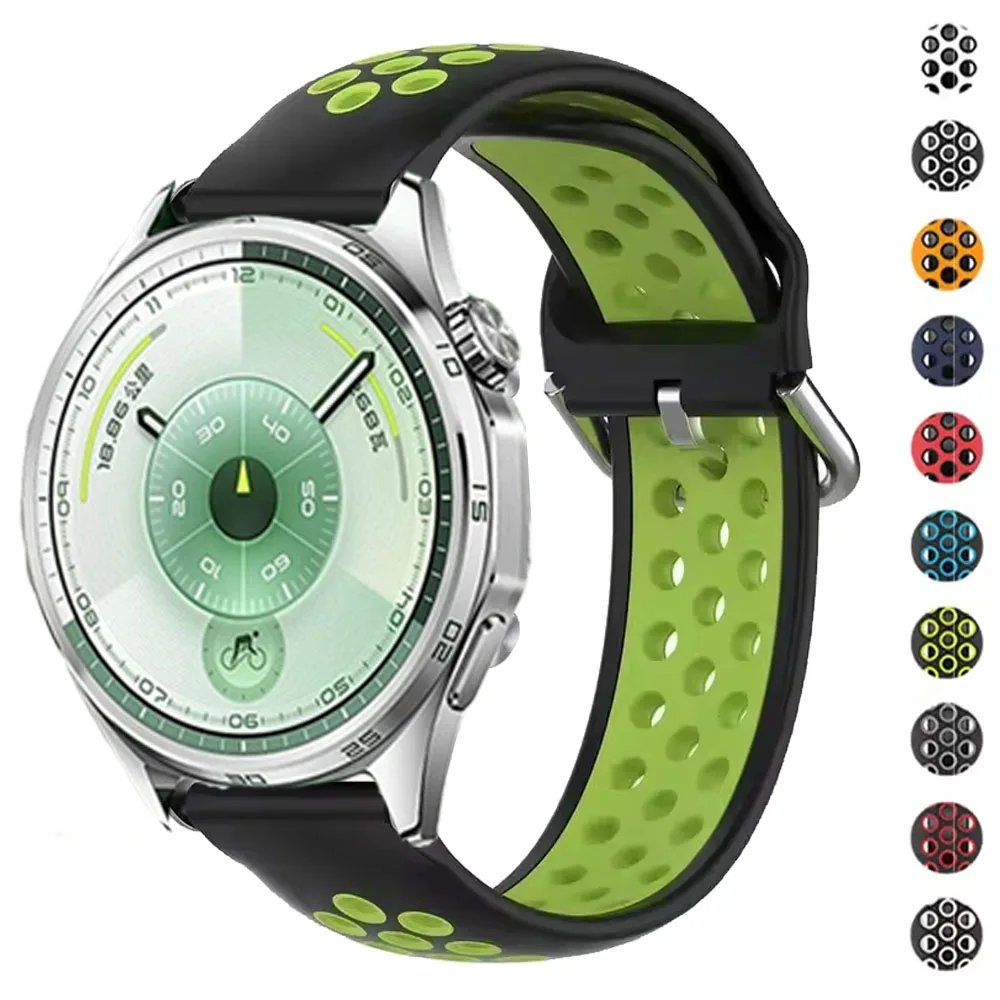 20 مللي متر 22 مللي متر الفرقة لهواوي ساعة GT6 برو GT5 GT4 GT3 GT2 46 مللي متر GT2E سيليكون سوار لهواوي في نهاية المطاف/براعم/GS 4 3 3i حزام #1