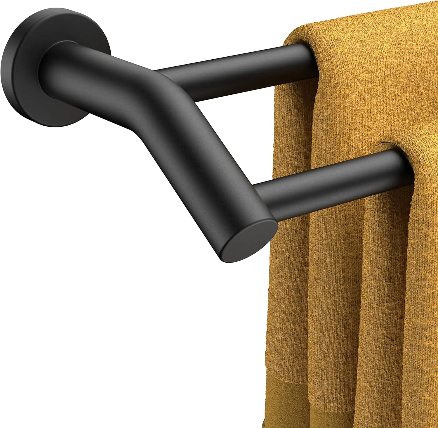 

Double Towel Bar 24 Inch, Heavy Duty SUS304 Stainless Steel Dual Towel Racks for Bathroom Wall Mount, Space Saving Towel