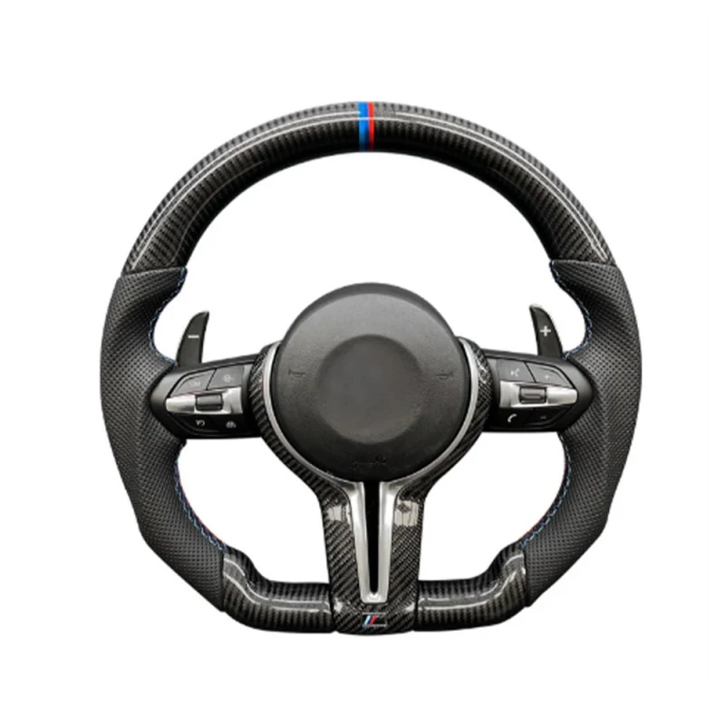Best Selling Steering Wheel F15 X1 X3 X4 X5 M3 M4 F30 F80 F87 M2 M3 M4 F30 Carbon Fiber Steering Wheel High Quality