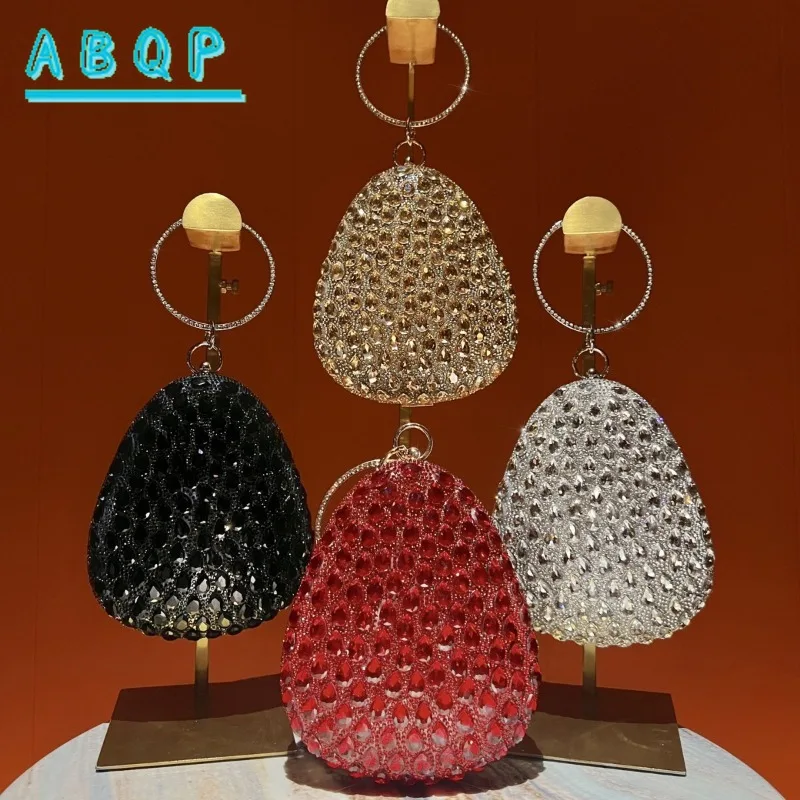ABQP NEW Evening Clutch Luxury Brand Fashion Personalized Dinner Party Clutch Diamond Sparkling Women's Shoulder Crossbody Bag