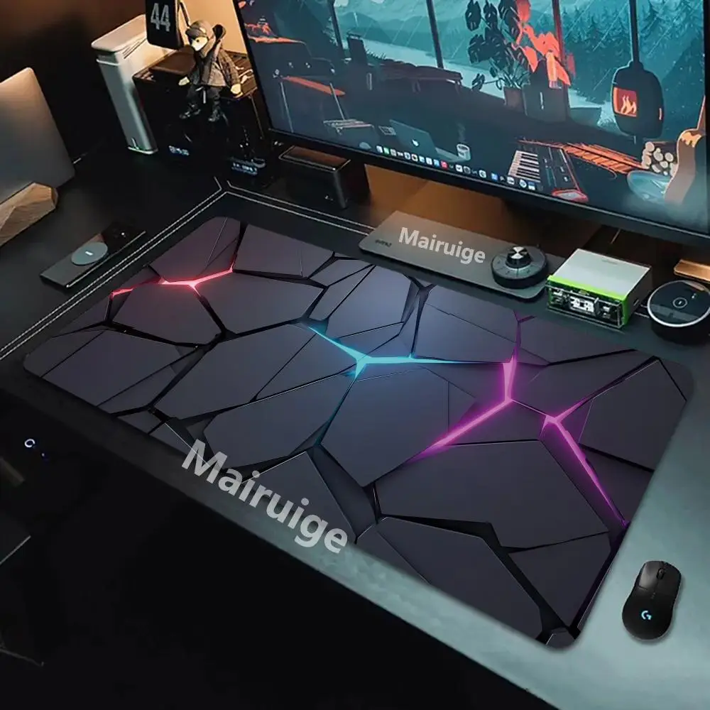

Geometric Large Mouse Pad 100x50cm Big Computer Mousepads Hexagon Mousepad Big Keyboard Mat Gamer Mouse Pads Non-SlipDesk Mats