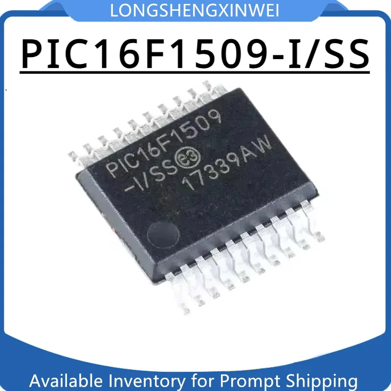 1PCS PIC16F1509 PIC16F1509-I/SS SSOP20 Embedded Microcontroller Chip Brand New