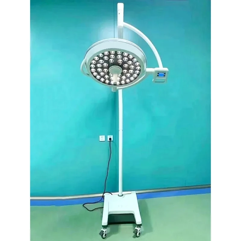 Bodenstehendes veterinärmedizinisches schattenloses Licht Deluxe Arm LED500 Operationslicht Mobiles medizinisches schattenloses Licht zu verkaufen