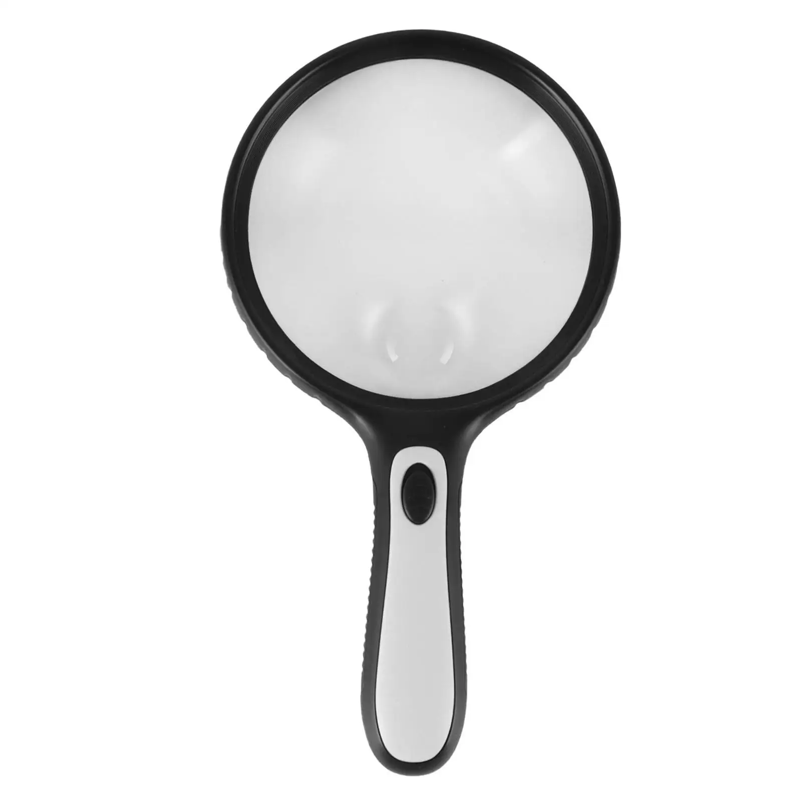 LED Handheld Lighted Magnifier - Large Viewing Area for jewelry & for low -Light for inspection