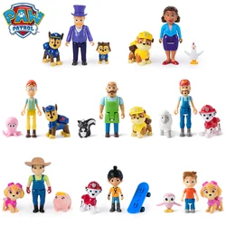Original Paw Patrol Mayor Goodway Chickaletta Humdinger Danny Yumi Captain Turbot Chase Hero Figure Set Boys Girls Children Toy