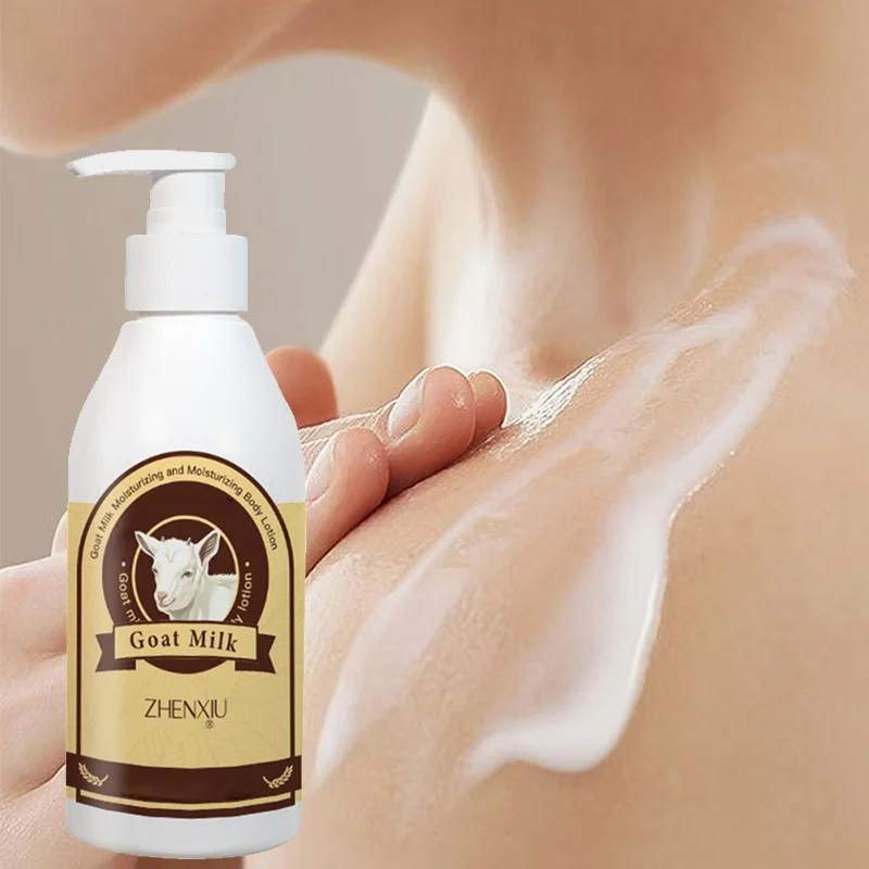 

300g goat milk deep moisturizing body lotion, quickly moisturizes dry skin, brightens skin, and relieves dry and cracked skin