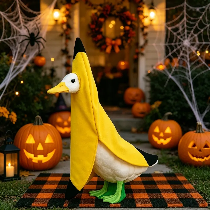 23 Inch Porch Goose Banana Pepper Dress Up Set Halloween Party Outfit Art Festive Displays and Outdoor Gatherings Without Goose