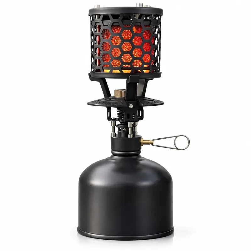 Portable Mini Gas Heater for Camping Ultra Light Outdoor Cooking Stove for Fishing Hiking Mountaineering