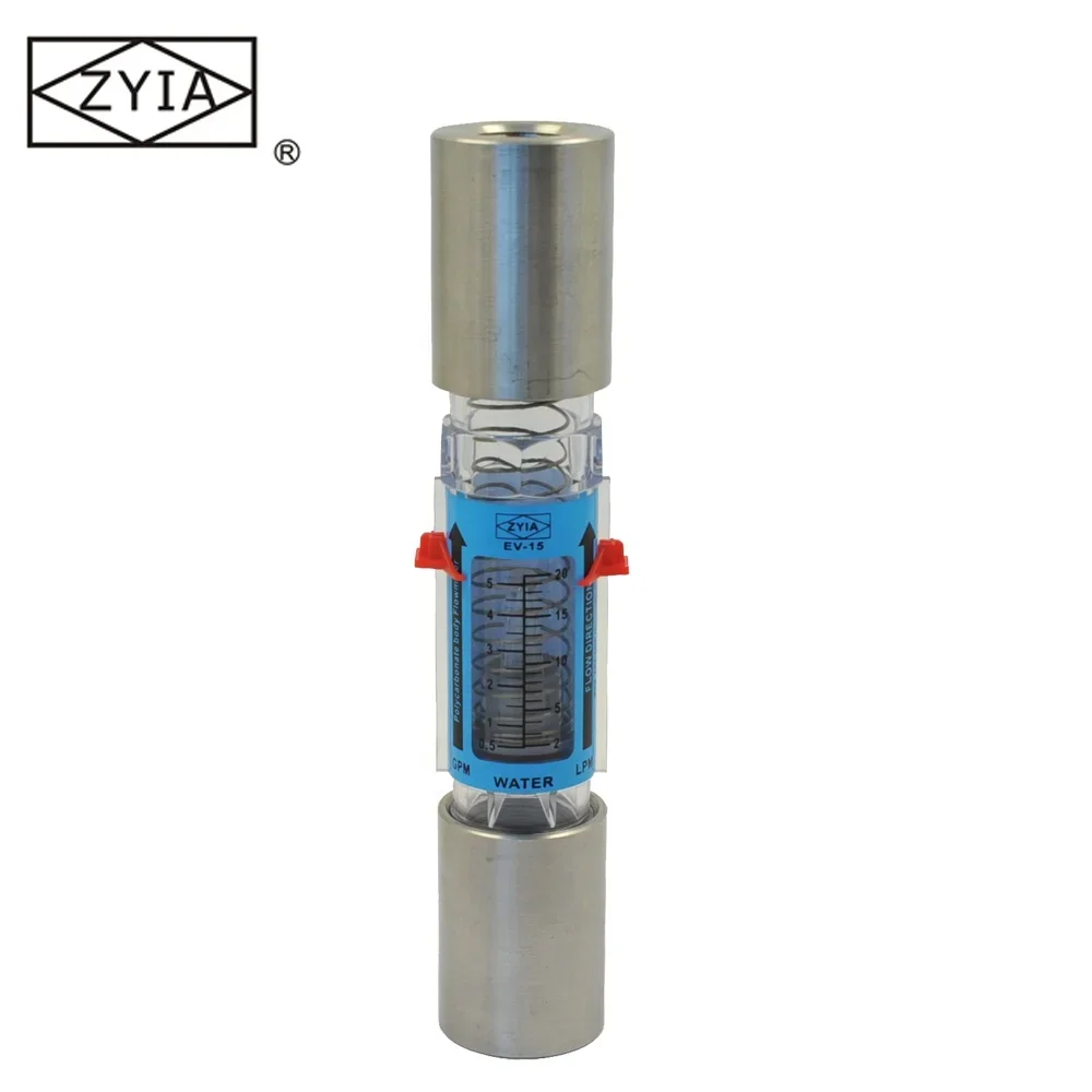 PSU tube anti-corrosive liquid acid flowmeter air rotameter, water flow indicator horizontal rotameter