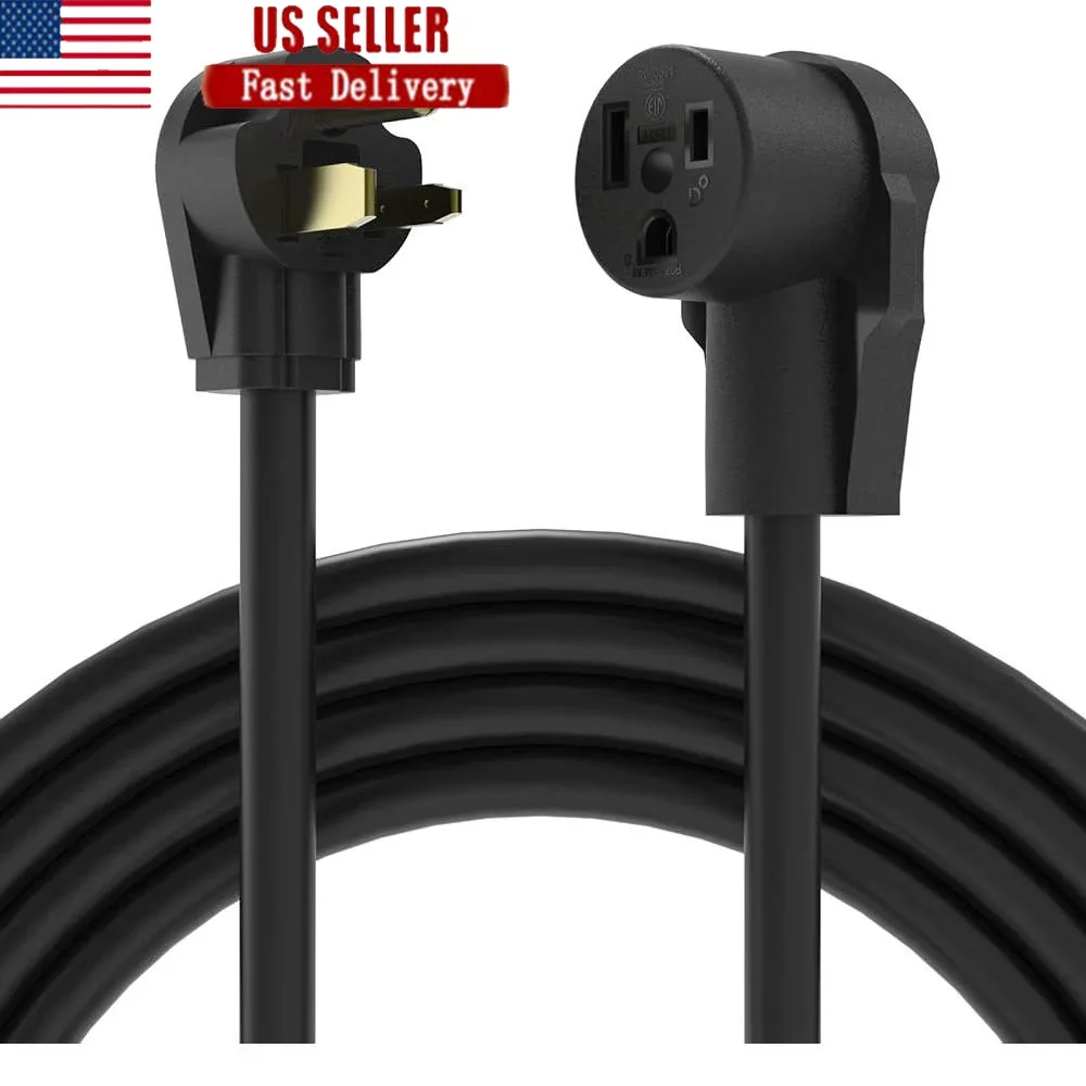 

40ft 250V Welding Extension Cord 10AWG Heavy Duty Power Cable NEMA 6-50P to 6-50R Flexible Indoor Outdoor Use