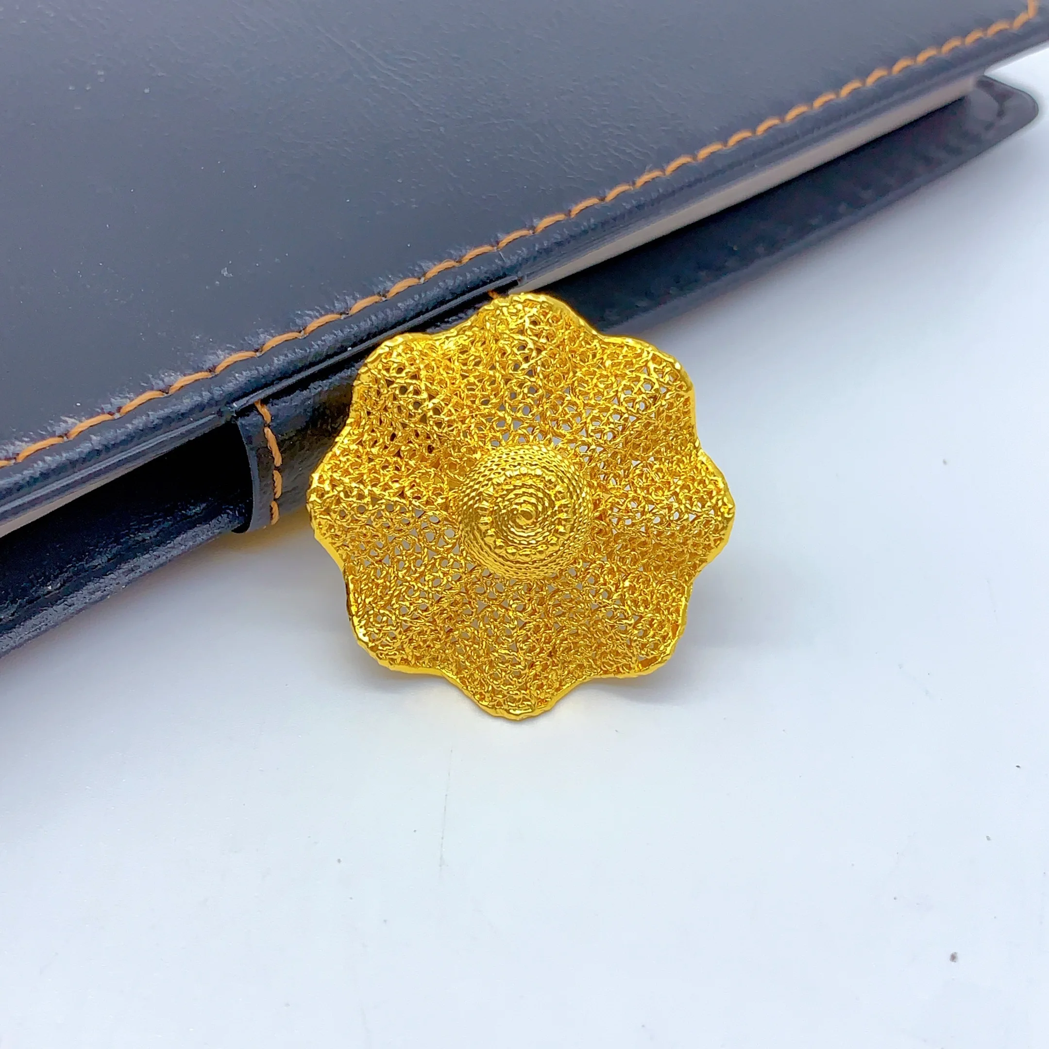 Dubai Lange Perlenkette Ohrringe Schmucksets für Frauen 24K Vergoldete Hochzeitsarmbänder Indische Ringe Brautgeschenk – Detail 4