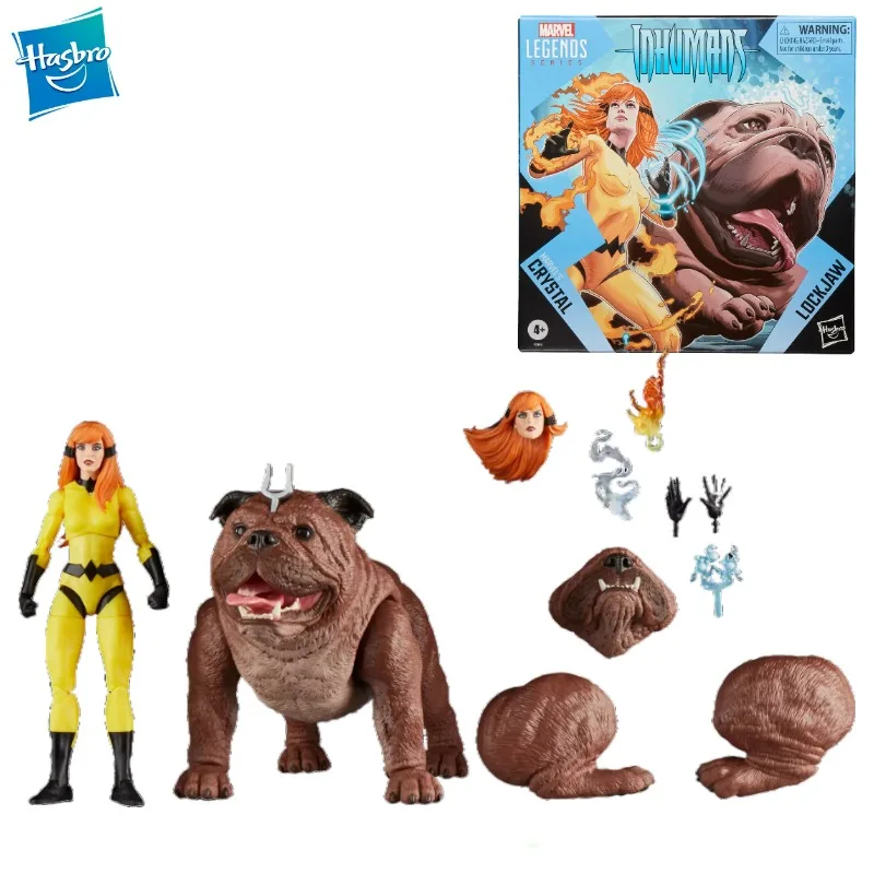 

Новая оригинальная фигурка Hasbro Marvel's Crystal and Lockjaw, игрушки, подарочная модель