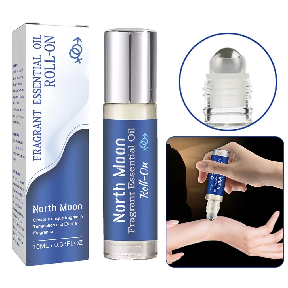 10ml Perfume Long Acting Rolling Ball Essential Oil Vials Portable Convenient Daily Use Ingredient Health for Atmosphere Dating