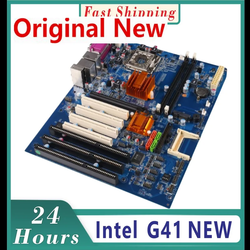 

New IPC board G41 DDR3 ISA slot motherboard LGA775 4-PCI VGA LPT 2-LAN 3-ISA 6-COM CF 4-SATA industrial motherboard PLC Origina