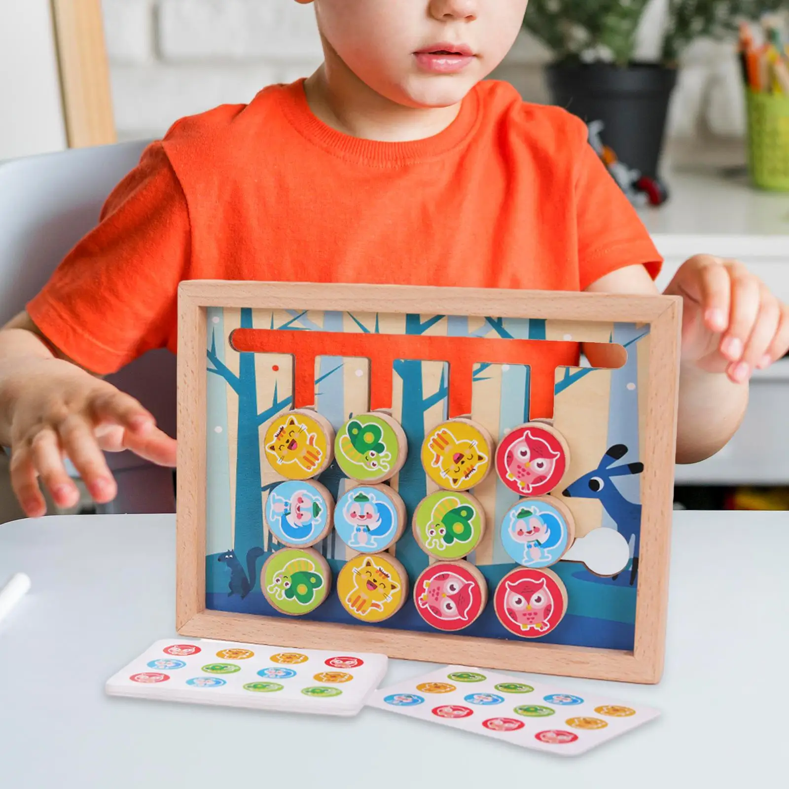 Slide Puzzle Board Kids Jongens Meisjes Dubbelzijdig Brain Teasers Party Favor