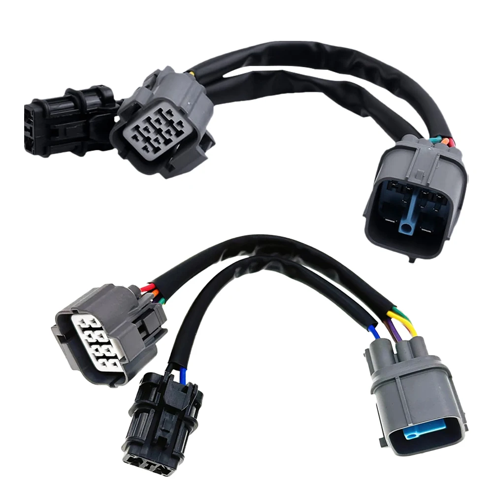 On-BD2 10PIN To On-BD1 Distributor Adapter Harness Jumper Wiring Harness Connector Plug for Integra 1996-2001 Civic 1996-1998