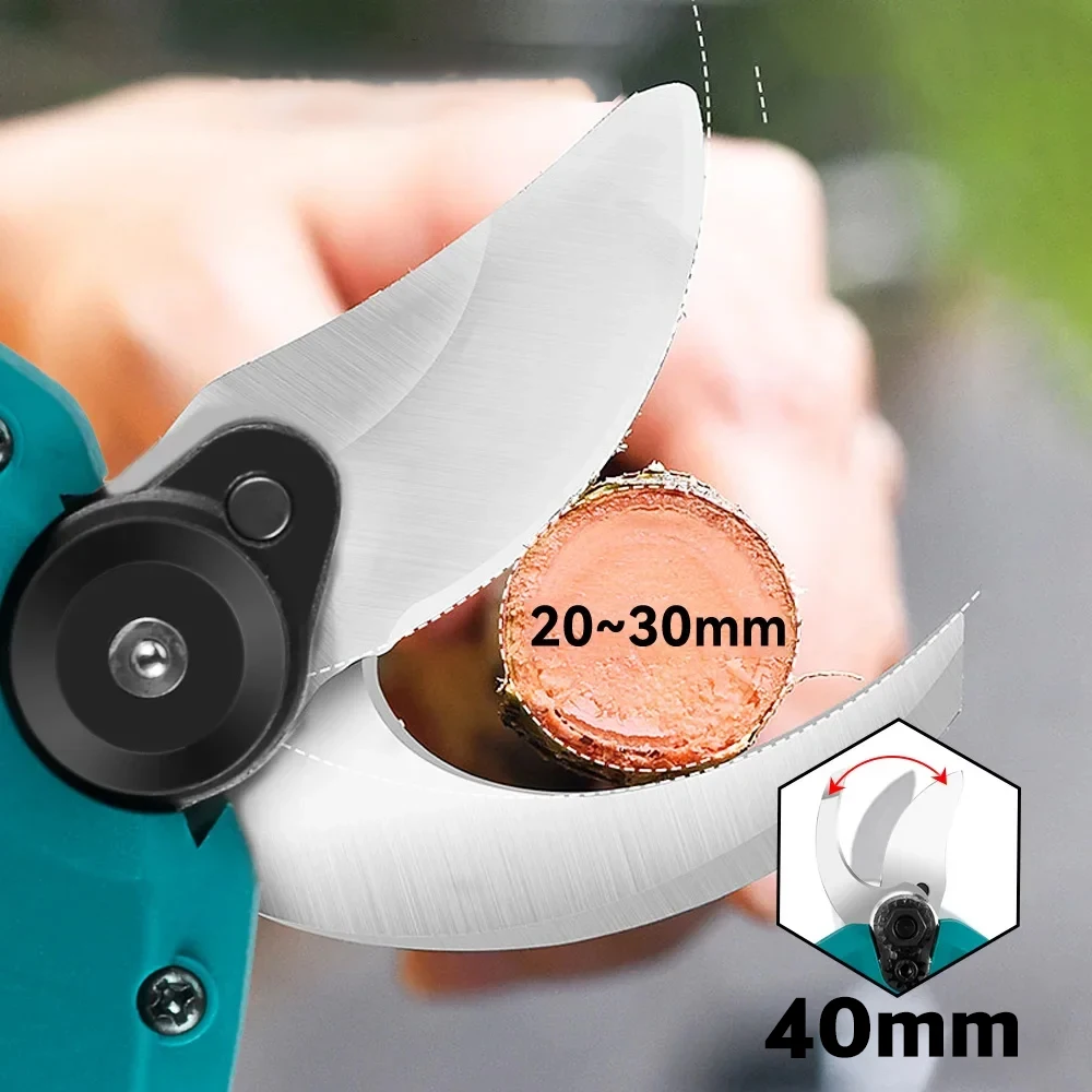 Electric Pruning Shears Garden Tool Pruner Brushless Cordless Electric Garden Scissors Fruit Tree Tools For Makita 18V Battery