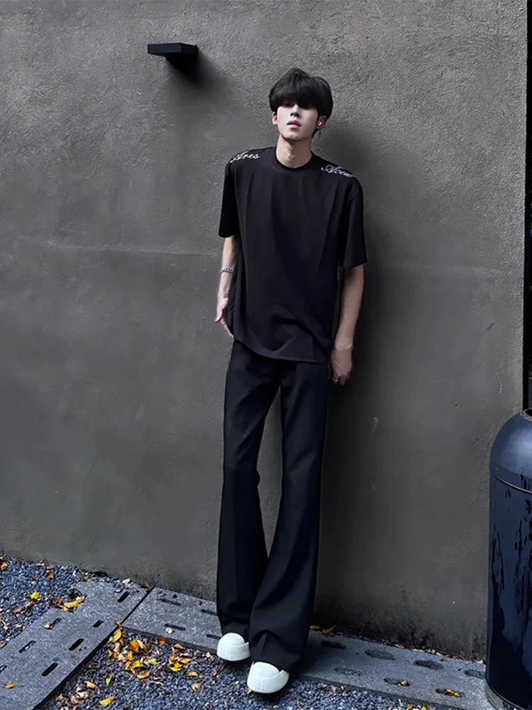 

Мужские брюки Bla Cool Feeling: летние, прямые, повседневные, премиум-класса, американского кроя, с эффектом стройности, для костюма