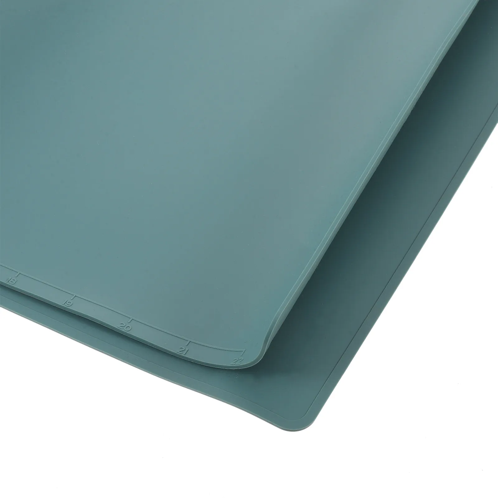 Large Silicone Dough Rolling Mat 24x16 Non Stick Pastry Baking Pad Elevated Edge Bread Cookies Pizza Fondant Pasta Making Mat
