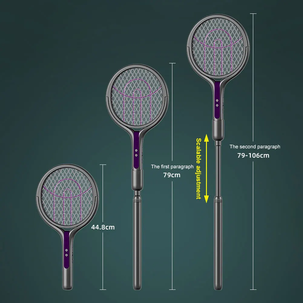 2025 อัพเกรดใหม่ 2-in-1 2800V ไฟฟ้ายุงชาร์จยุง Killer โคมไฟยุงค้างคาว Swatter Bug Zappers