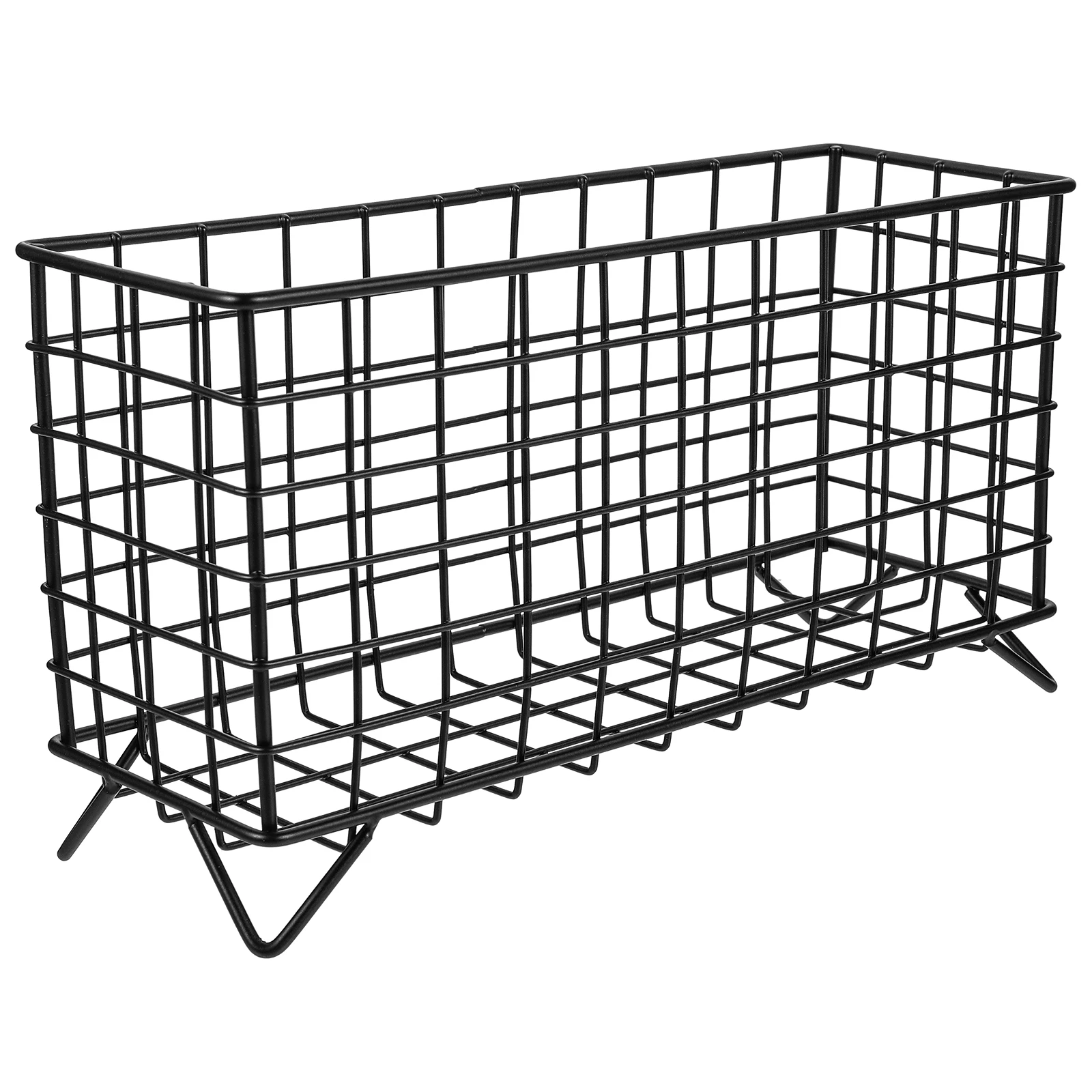 Rabbit Hay Feeder Durable Iron Holder Large Capacity Smooth Edges Black Wall Mounted Metal Rack for Rabbits Guinea Pigs Small