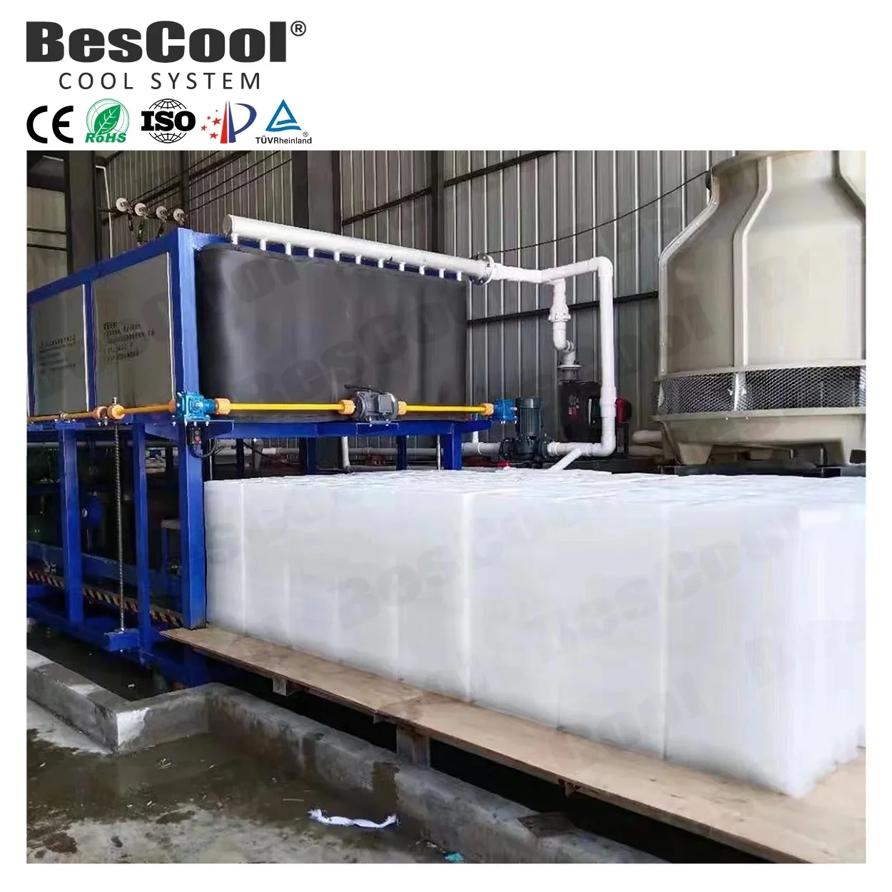 Ice Machine 1 ，2 ，5 ，10 Ton Ice Block Maker Direct Factory Price