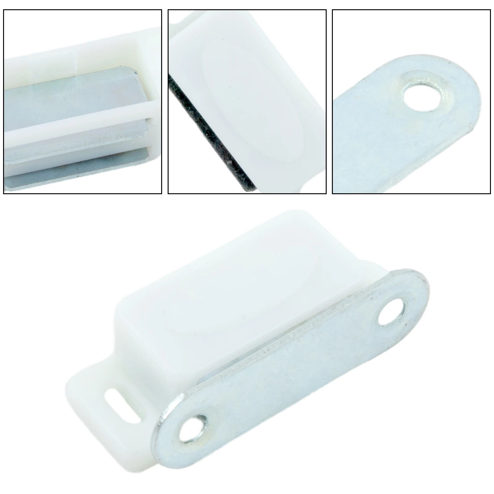 Cabinet Magnet Latch Door Catches Reliable ABS Plastic Iron Magnet Kitchen Cupboard Wardrobe Closet Home Door Hardware