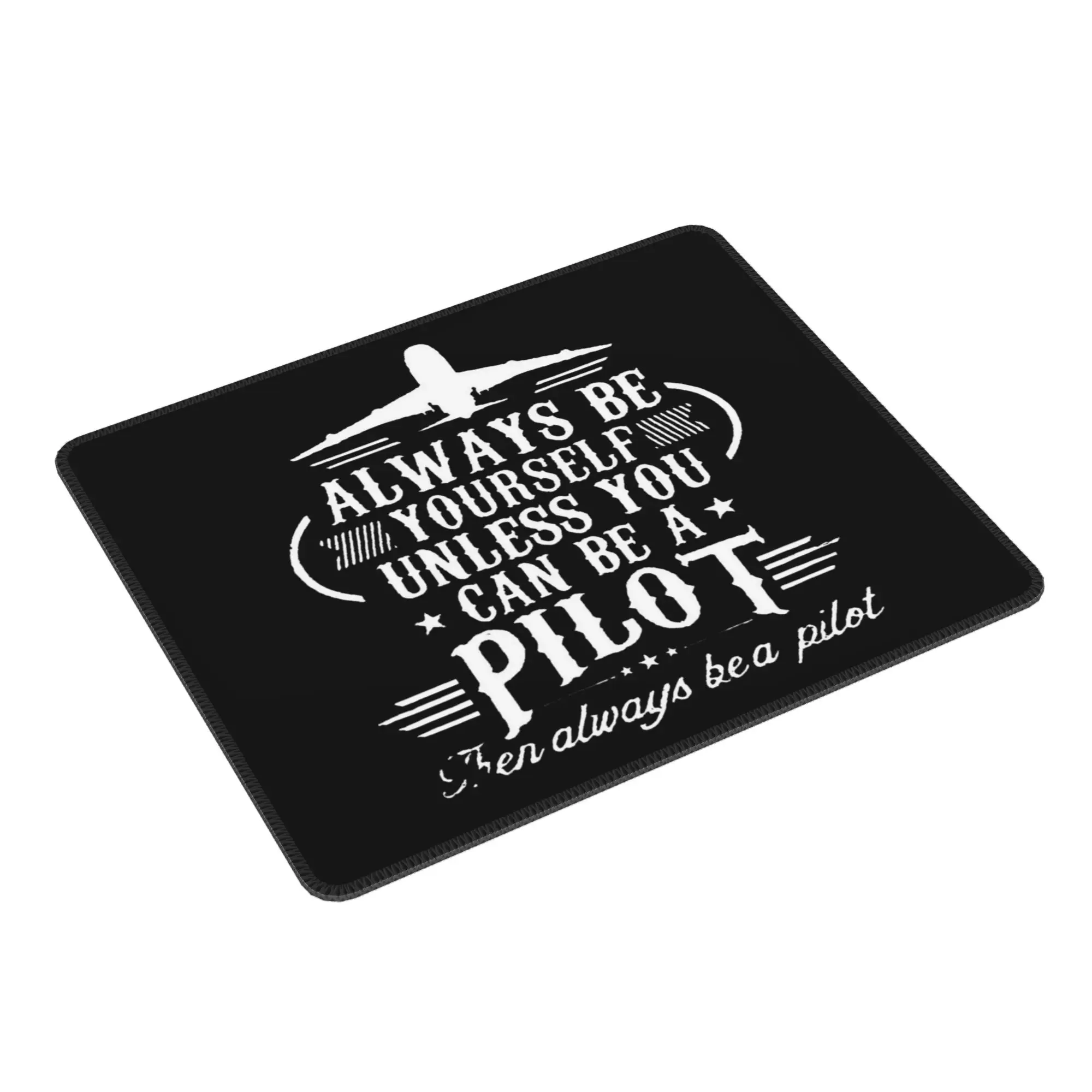 Born To Fly Captain Stripes Flight Pilot Aviation Aviator Mouse Pad Computer Keyboard Mouse Mat Gamer Laptop Desk Mat Table Mats