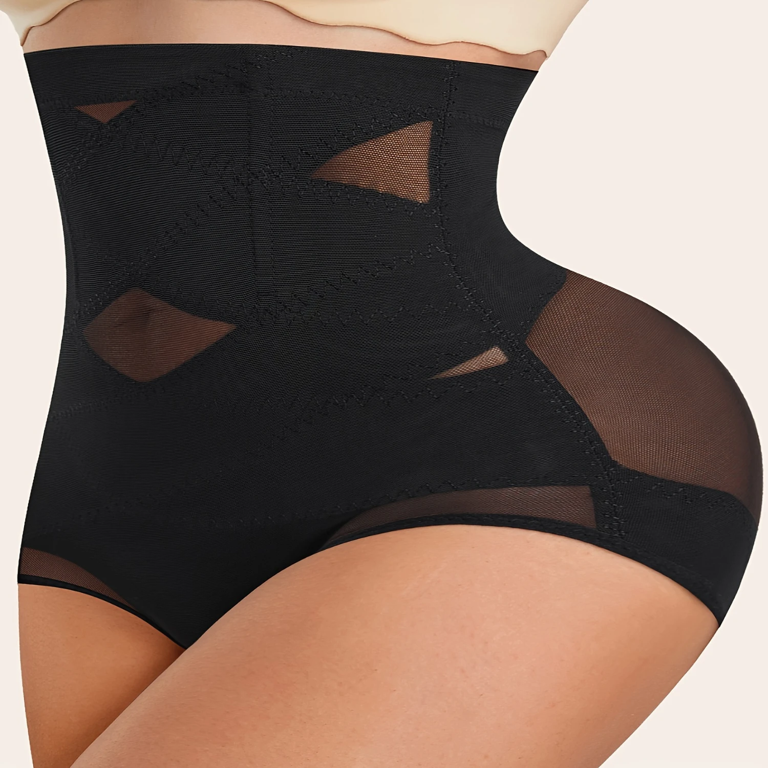 High-Waist Shapewear Panties for Women - Firm Tummy Control, Seamless Compression Underwear