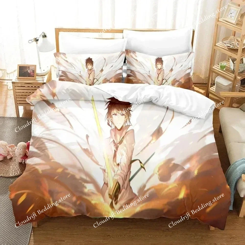 3D Print Anime AOTU World Bedding Set,Pillowcase Quilt Cover,King Queen Twin Size Boys Girls Adults Duvet Cover Set026