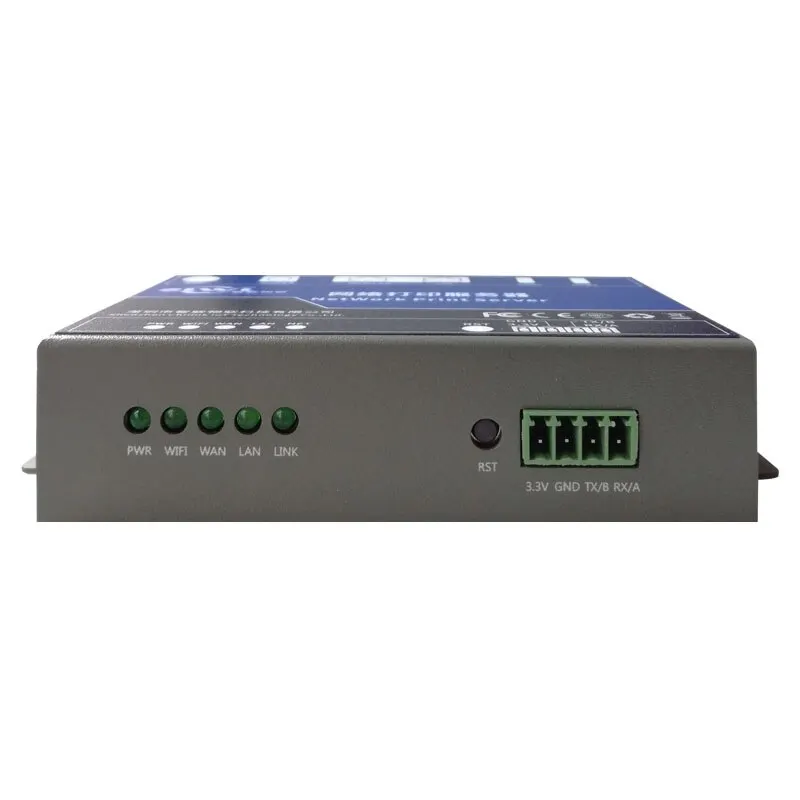 1/2 منفذ USB شبكة الطابعة خادم مكتب الطابعة مشاركة جهاز التحكم عن بعد الطباعة اللاسلكية الصغيرة واي فاي WAN LAN NET