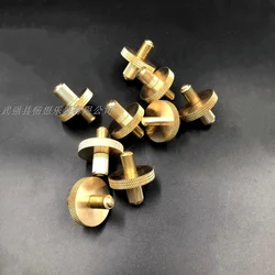 New 2pcs Brass Screws Aluminium alloy screw for Cello Bridges Double Bass Bridge Replacement Upright Bass part