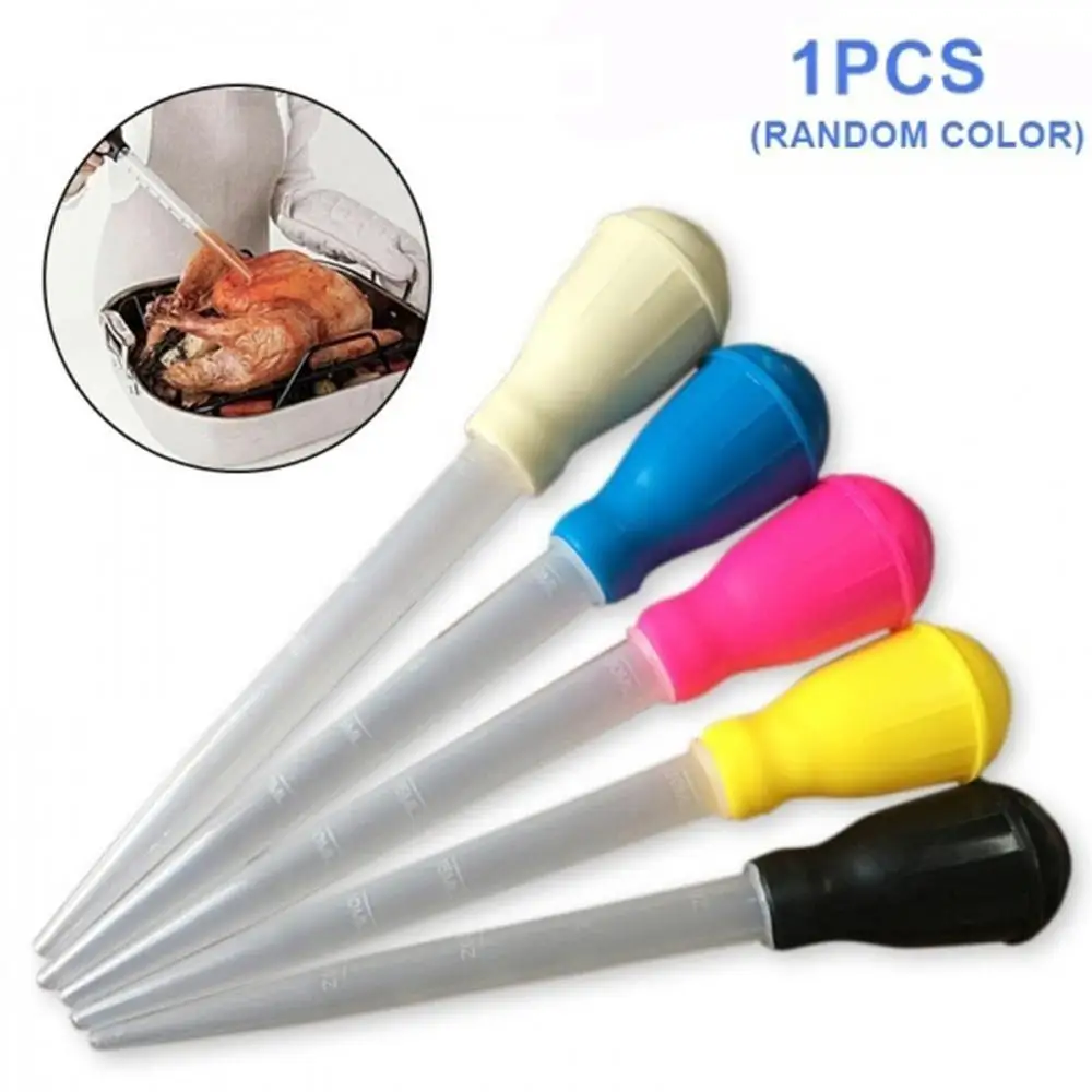 30 Ml Kitchen Cooking Gadgets Turkey Oil Dropper Chicken Syringe Clear Pipe Food Tube Barbecue Baster Chicken Barbecue Food