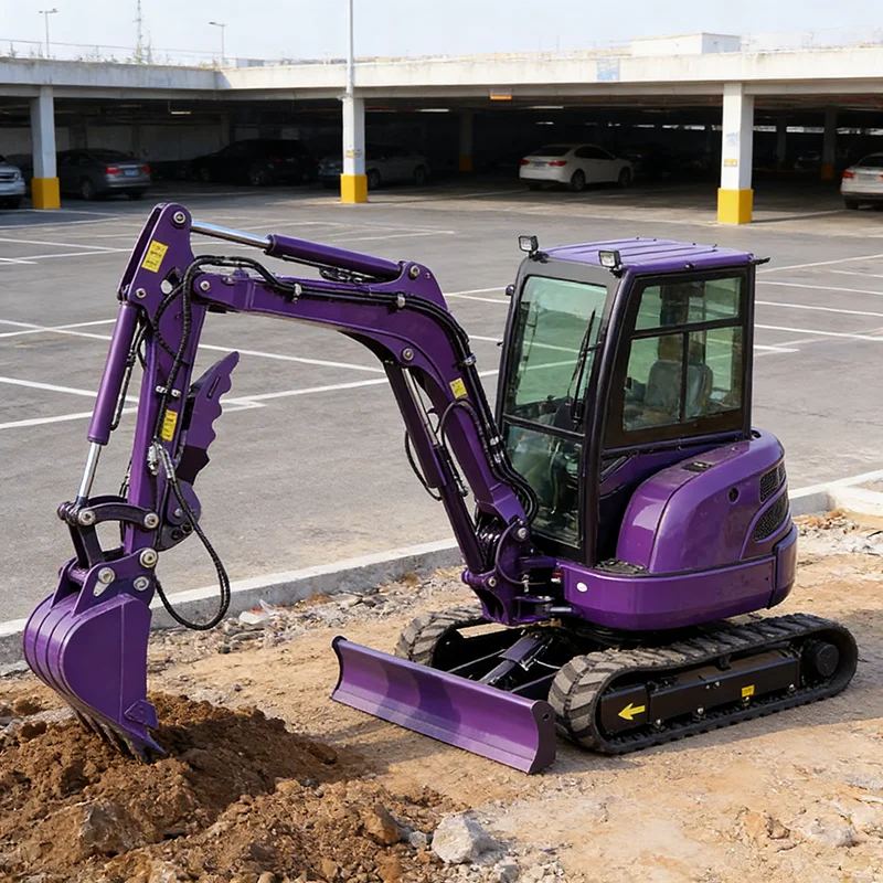 

Professional Mini Digger with ROPS Canopy and Ergonomic Controls for Operator Safety and Comfort