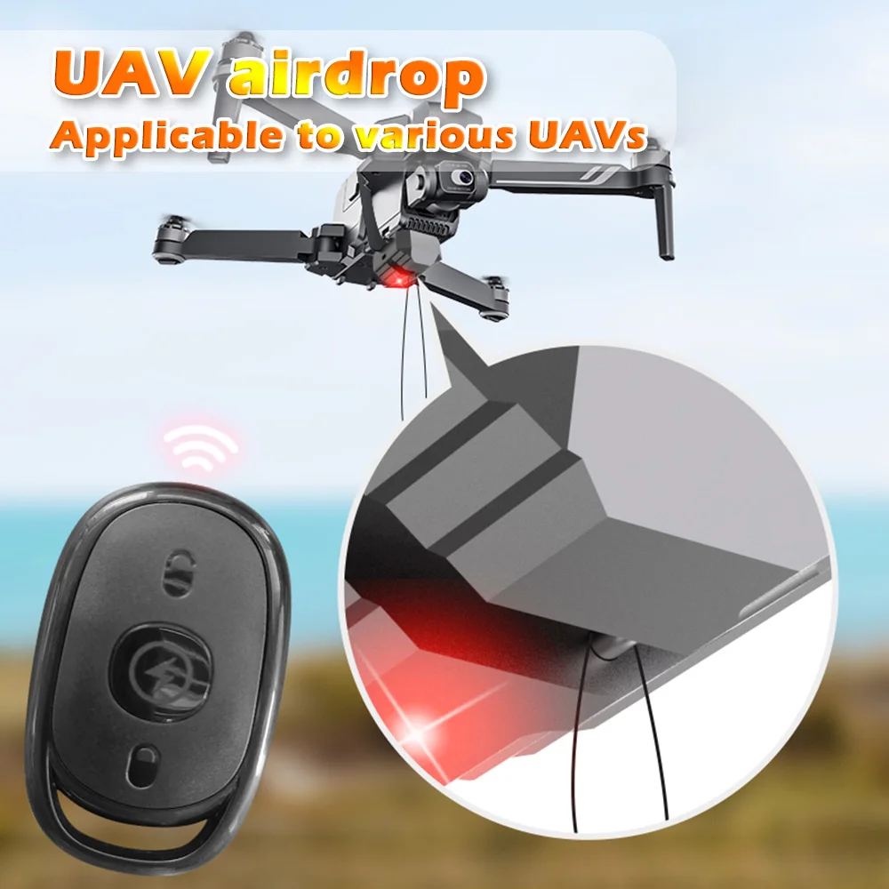 Sistema lanciatore Airdrop Drone universale 2.4 telecomando consegna carico utile generale lanciatore dispositivo contagocce aria accessori Drone