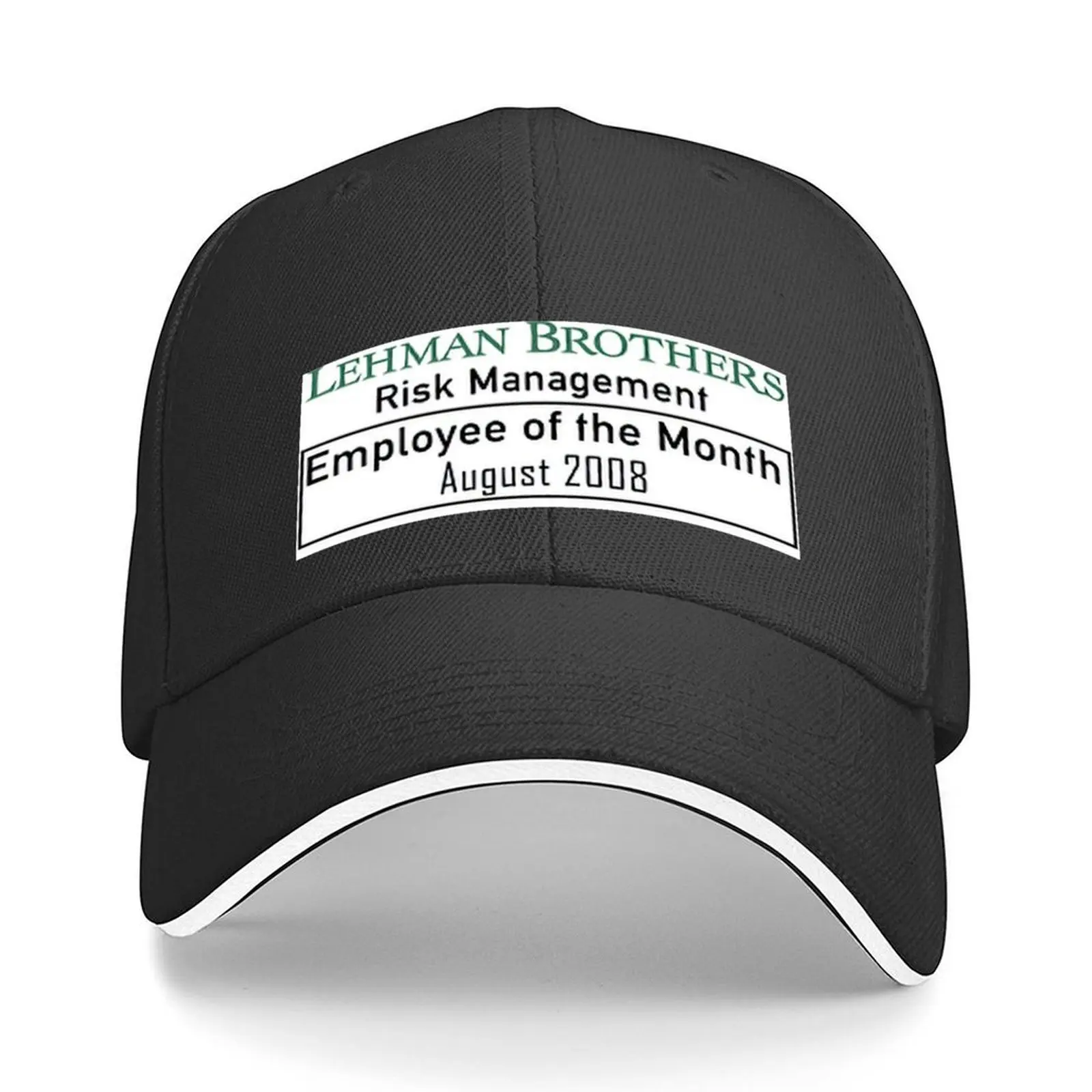 

Lehman Brothers Baseball Cap Military Cap Man sun caps tea Hat Streetwear Female Men's