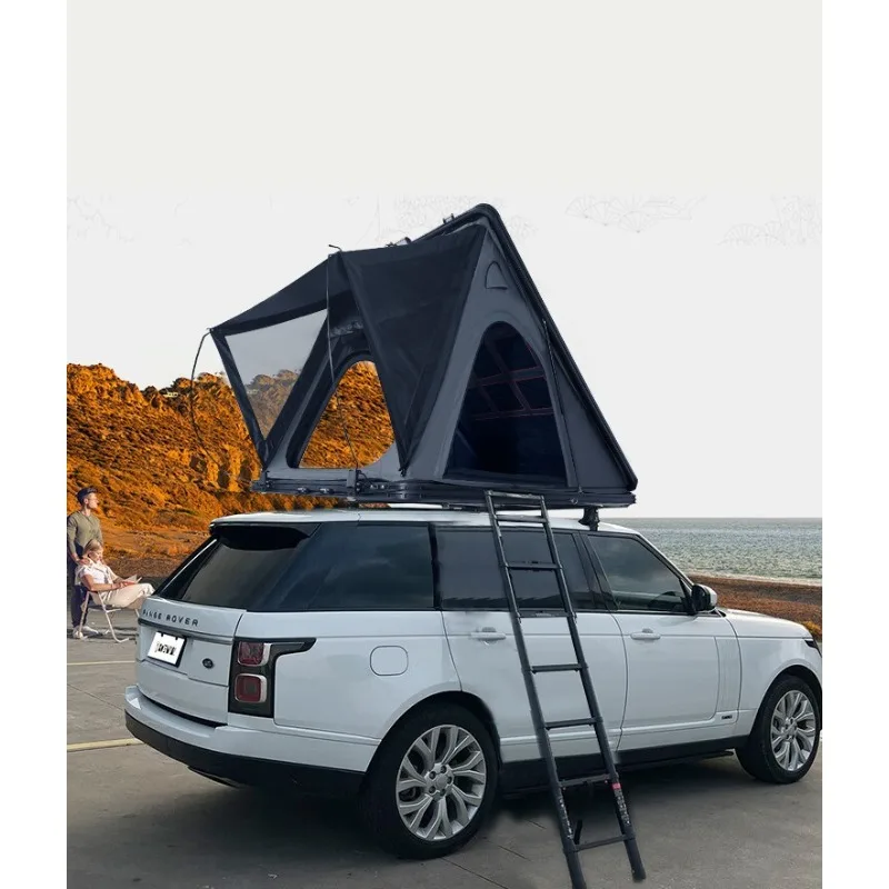 

Кемпинговая палатка на крыше из алюминиевого сплава - Треугольная - Наружная самостоятельная туристическая палатка, полностью автоматическая внедорожная непромокаемая палатка, устанавливаемая на транспортном средстве