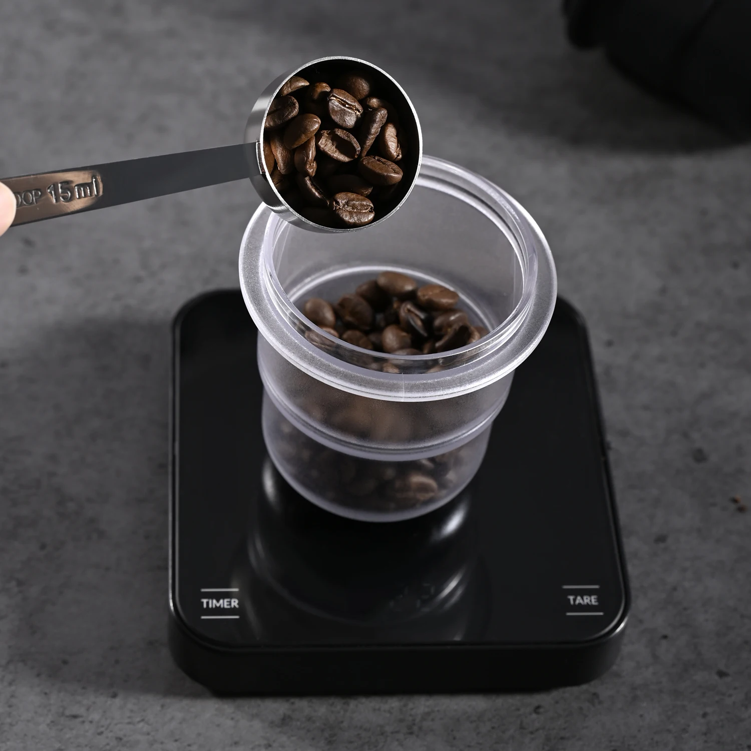 Coffee Dosing Cup Stackable Practical Easy to Clean Reusable Coffee Tool Accessory Powder Cup for 58mm Espresso Portafilters