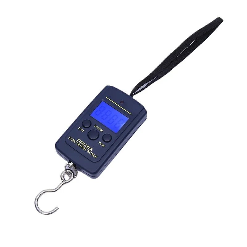 (1pcs/lot)40KG Luggage Hanging Scale with Hook Convenient Electronic Gram Scale Fishing Portable Electronic Scale