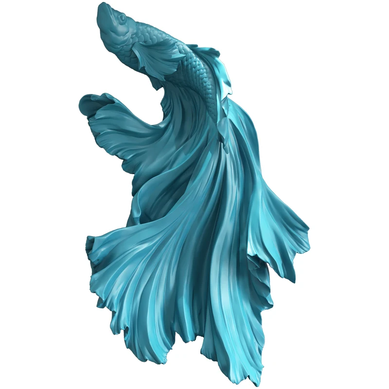 

Fish wall decoration wall hanging living room decoration modern light luxury sofa background pendant entrance three-di