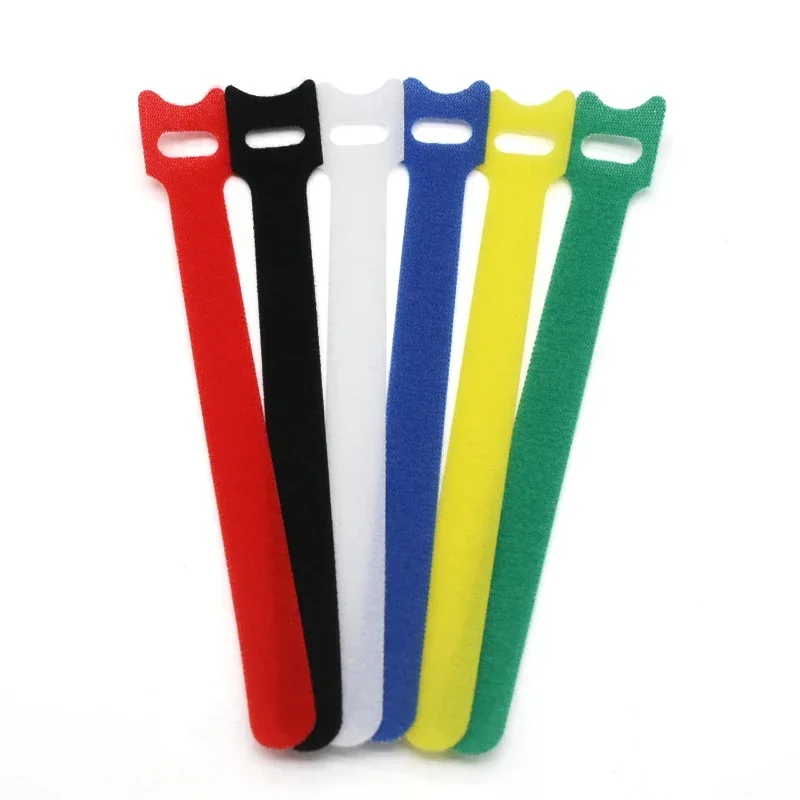 50/100/200pcs Releasable Cable Ties 150~300mm Plastics Fastening Reusable Cable tie Straps Nylon  Wrap Zip Bundle Bandage Tie