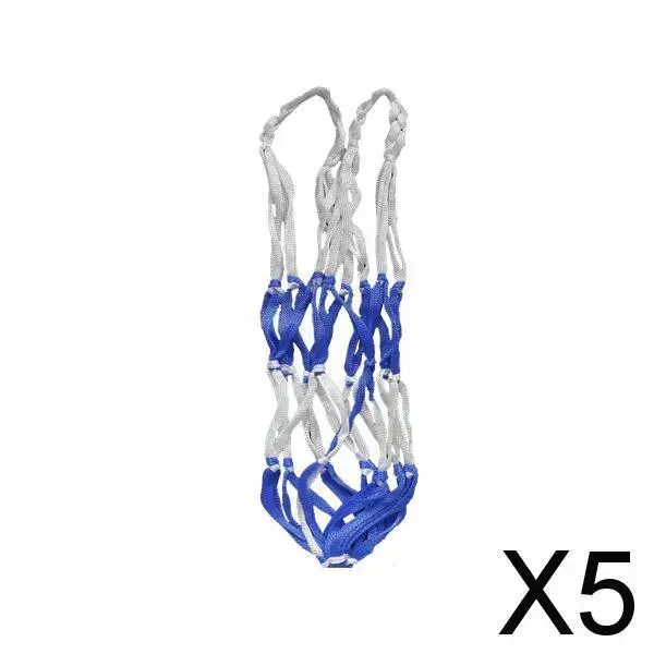 5X Portable Ball Net Bag Single Ball Carrier for Basketball Volleyball Football