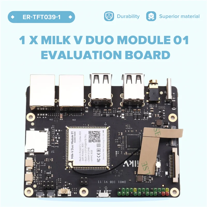 B04C-Milk V Duo Módulo 01 SG2000 Placa de avaliação central Duo S Função completa Placa de avaliação SG2000
