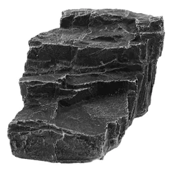 Resin Turtle Basking Platform Aquarium Tank Accessories Reptile Habitat Decor Tortoise Ladder Rocks Simulation Landscaping